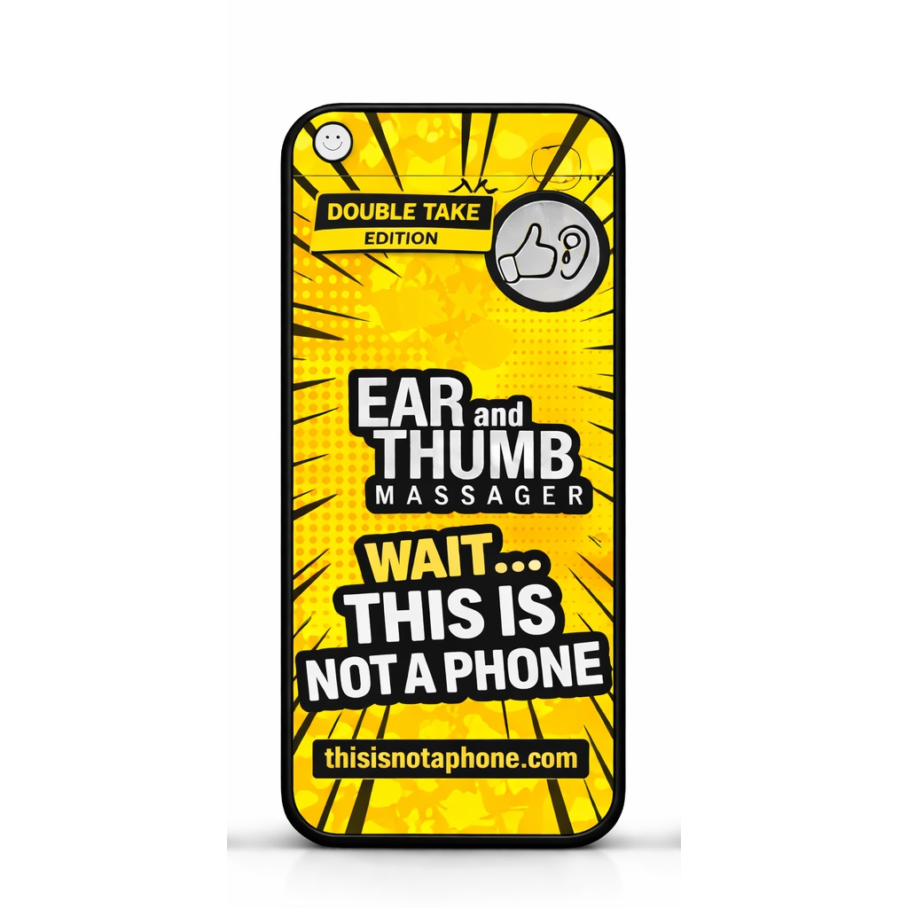 YELLOW DOUBLE TAKE EDITION EAR & THUMB MASSAGER